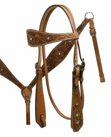 Showman Headstall and Breast Collar Set #6480